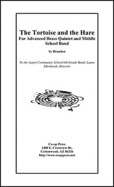 The Tortoise and the Hare for Advanced Brass Quintet Soloists and Middle School Band Concert Band sheet music cover